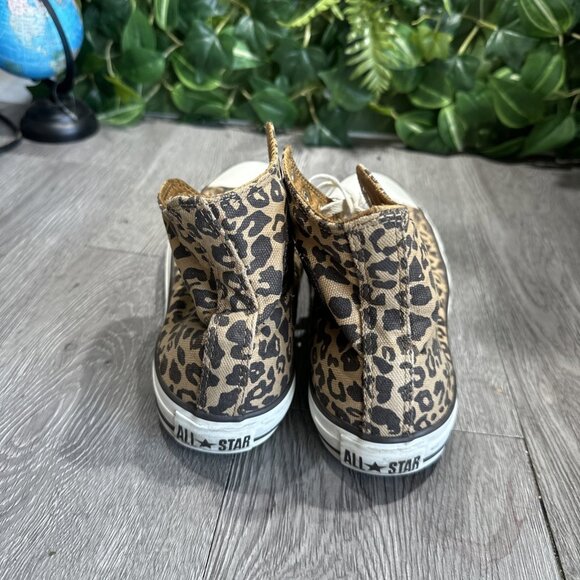 Converse Chuck Taylor All-Star High top Size 10 Womens Cheetah Print Shoes - Picture 5 of 9